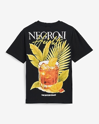 Negroni Cotton Black Graphic T-Shirt