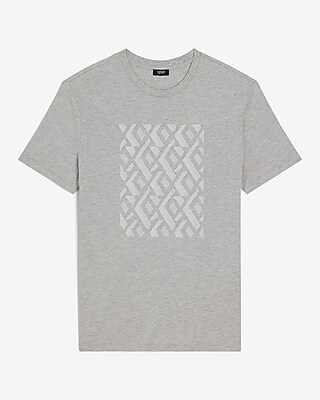 Embroidered X Logo Pattern Graphic Perfect Pima Cotton T-Shirt