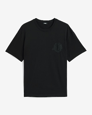 Classic Fit Mini Embroidered Floral X Logo Graphic T-Shirt