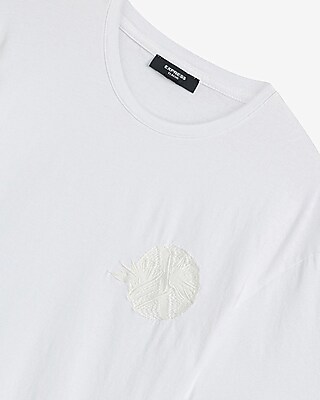 Classic Fit Mini Embroidered Floral X Logo Graphic T-Shirt