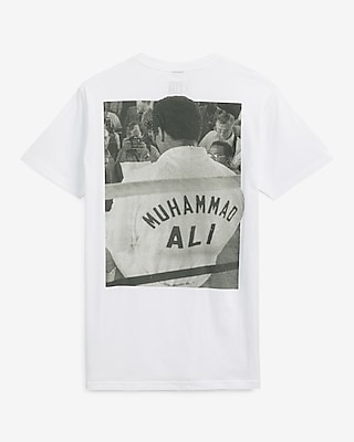 Muhammad Ali White Graphic T-shirt | Express