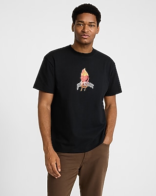 For Love Flame Heart Graphic T-Shirt