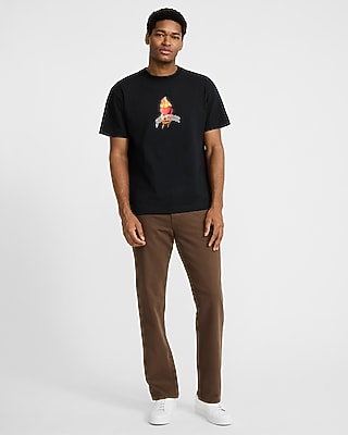 For Love Flame Heart Graphic T-Shirt