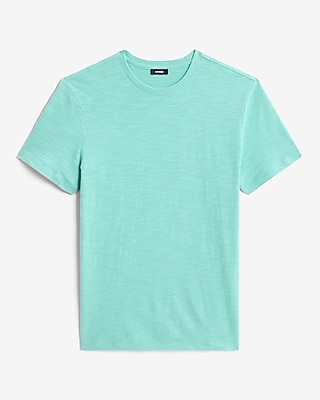 Cotton Slub Crew Neck T-Shirt