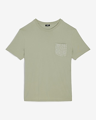 Embroidered Pocket Perfect Pima Cotton T-Shirt