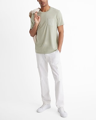 Embroidered Pocket Perfect Pima Cotton T-Shirt