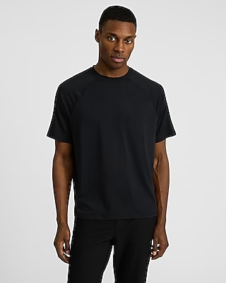 Sueded Jersey Crew Neck T-shirt