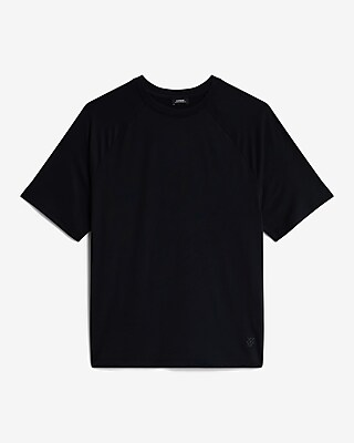 Sueded Jersey Crew Neck T-Shirt