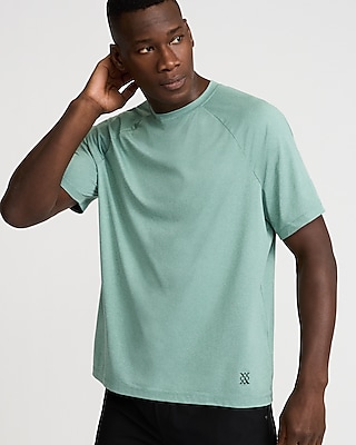 Sueded Jersey Crew Neck T-Shirt