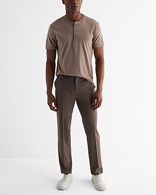 Perfect Pima Cotton Short Sleeve Henley