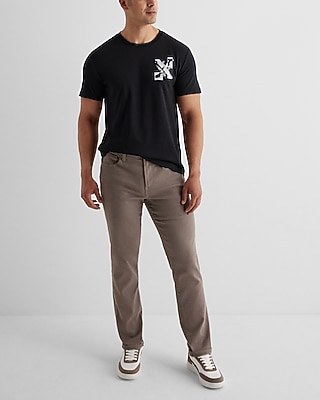 Floral Spray Paint X Logo Cotton Graphic T-Shirt