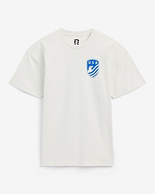 Team USA World Cup Ivory Cotton Graphic T-Shirt