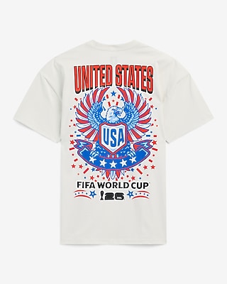 Team USA World Cup Ivory Cotton Graphic T-Shirt