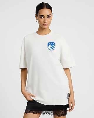 Team USA World Cup Ivory Cotton Graphic T-Shirt