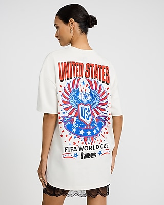 Team USA World Cup Ivory Cotton Graphic T-Shirt