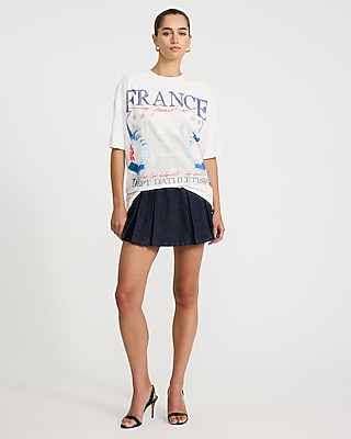Team France FIFA World Cup White Cotton Graphic T-Shirt