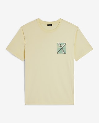 X Logo Chest Graphic Perfect Pima Cotton T-Shirt