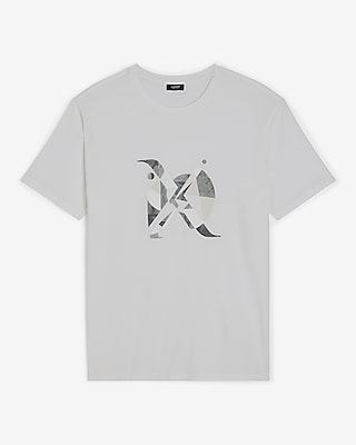 X Logo Shape Graphic Perfect Pima Cotton T-Shirt