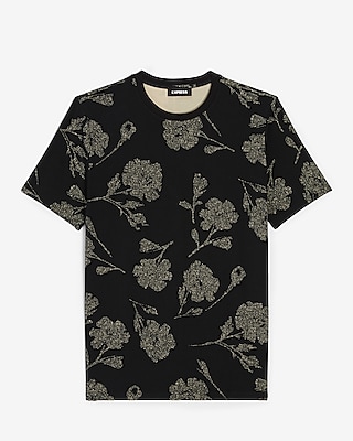 Floral Moisture-Wicking Performance T-Shirt