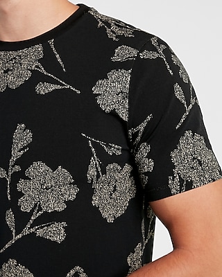 Floral Moisture-Wicking Performance T-Shirt