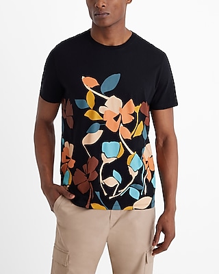 petal printed perfect pima cotton t-shirt