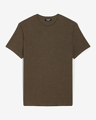Solid Linen-Blend T-Shirt