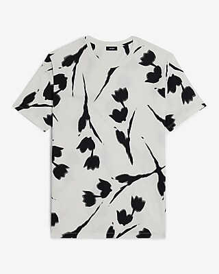 Abstract Floral Graphic T-Shirt
