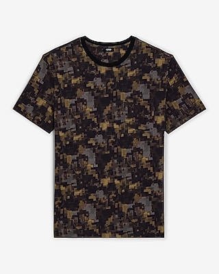 Pixel Camo Perfect Pima Cotton T-Shirt
