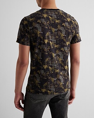 Pixel Camo Perfect Pima Cotton T-Shirt