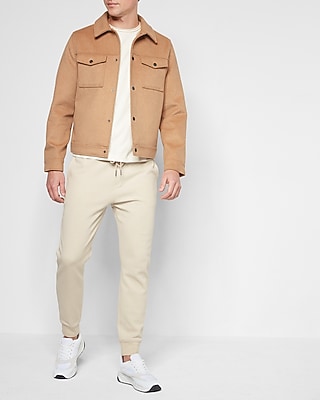 Solid Tipped Relaxed Crew Neck T-Shirt