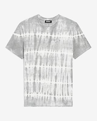 Tie Dye Slub Crew Neck T-Shirt