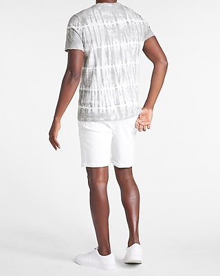 Tie Dye Slub Crew Neck T-Shirt