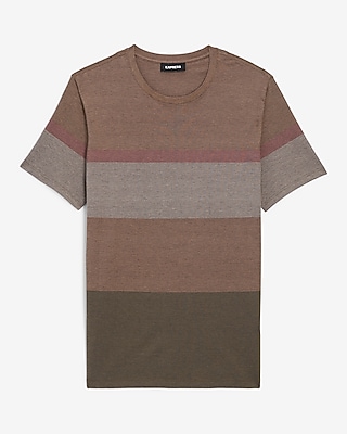 LUX PIQUE YD FURMAN STRIPE TEE-9513:SPORT NAVY:XS