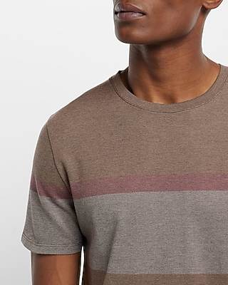 LUX PIQUE YD FURMAN STRIPE TEE-9513:SPORT NAVY:XS