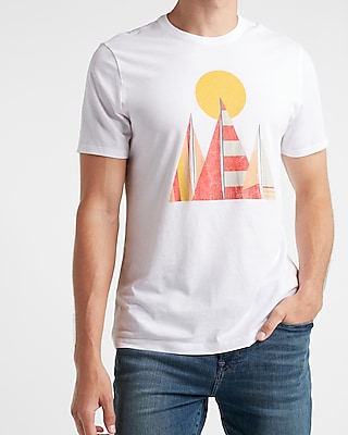 White Sails Graphic T-Shirt