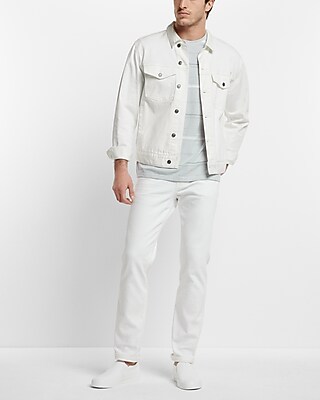 Striped Luxe Pique Crew Neck T-Shirt - image 3