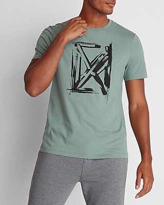 Teal Stroke Logo Graphic T-Shirt