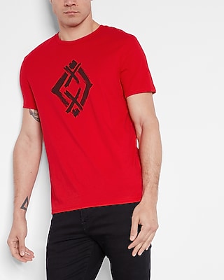 Red Diamond X Logo Graphic T-Shirt