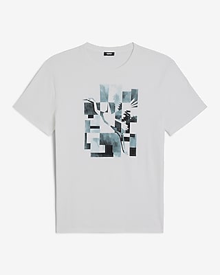 Cubed Crane Perfect Pima Cotton Graphic T-Shirt