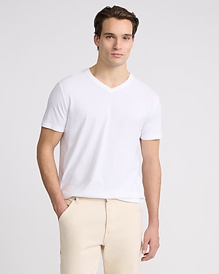 V-Neck Perfect Pima Cotton T-Shirt