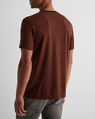 Striped Collar Perfect Pima Cotton T-Shirt
