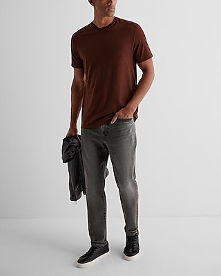 Striped Collar Perfect Pima Cotton T-Shirt