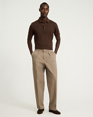 Geo Print Textured Jacquard Polo