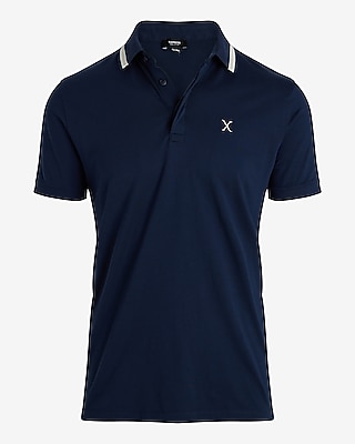 Tipped Collar X-Logo Perfect Pima Cotton Polo