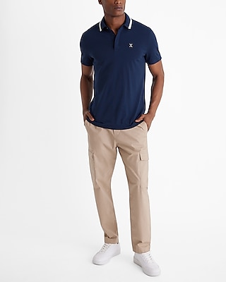 Tipped Collar X-Logo Perfect Pima Cotton Polo