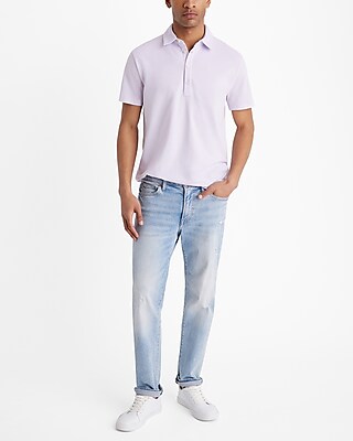 Long Placket Perfect Pima Cotton Polo