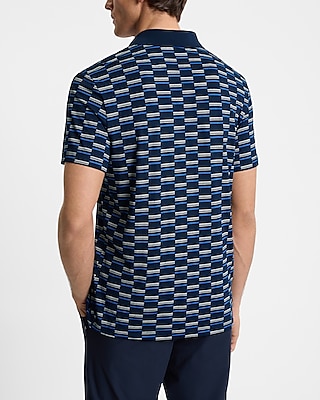 Broken Stripe Pique Everyday Performance Polo