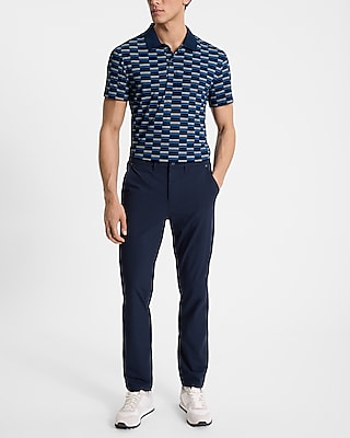 Broken Stripe Pique Everyday Performance Polo