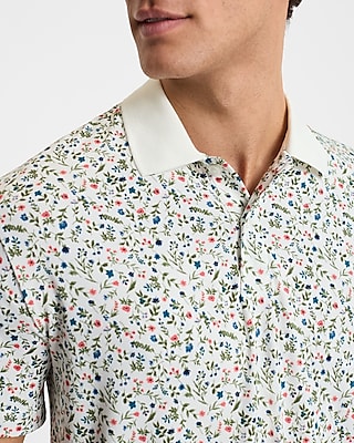 Floral Pique Everyday Performance Polo