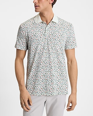 Floral Pique Everyday Performance Polo